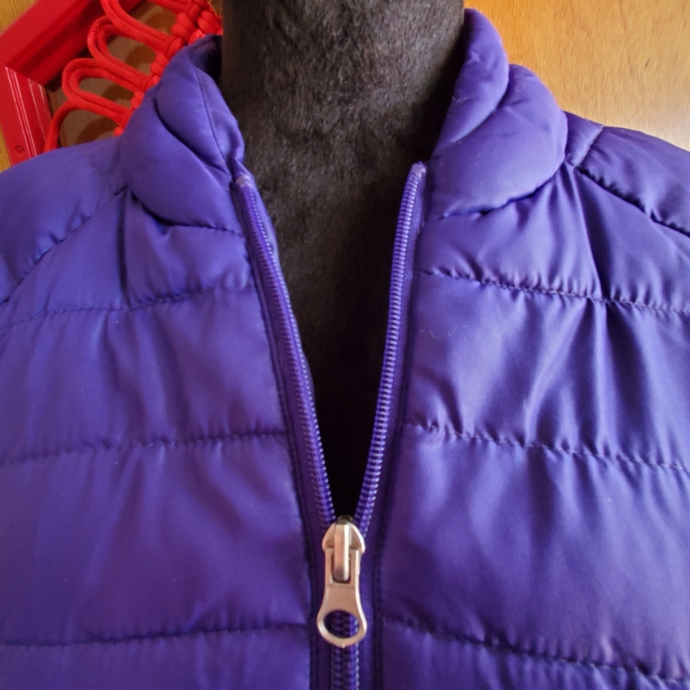 Vintage Faded Glory Purple light puffer jacket